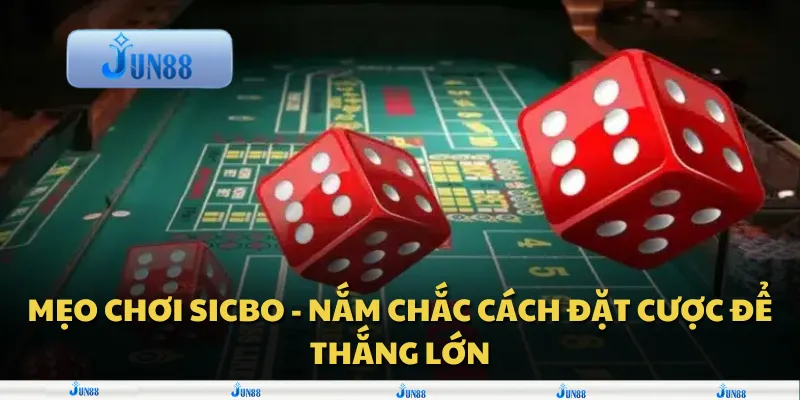 Mẹo chơi Sicbo - nắm chắc cách đặt cược để thắng lớn