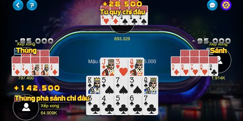 Hướng dẫn chơi Mậu Binh từ cơ bản đến nâng cao cho tân thủ