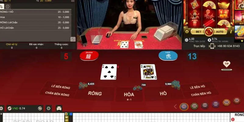 Phân tích lựa chọn cược và tỷ lệ thưởng trong Rồng Hổ