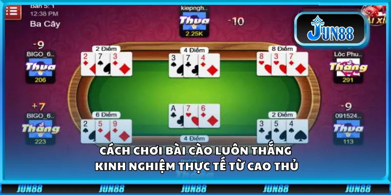 Cách chơi bài cào luôn thắng - Kinh nghiệm thực tế từ cao thủ