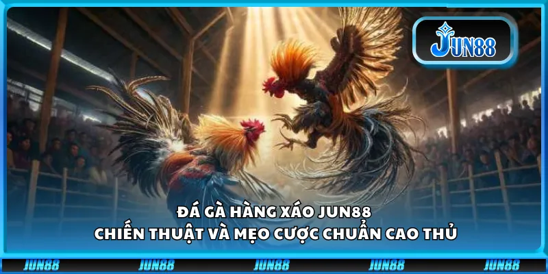 Đá gà hàng xáo Jun88 – Chiến thuật và mẹo cược chuẩn cao thủ